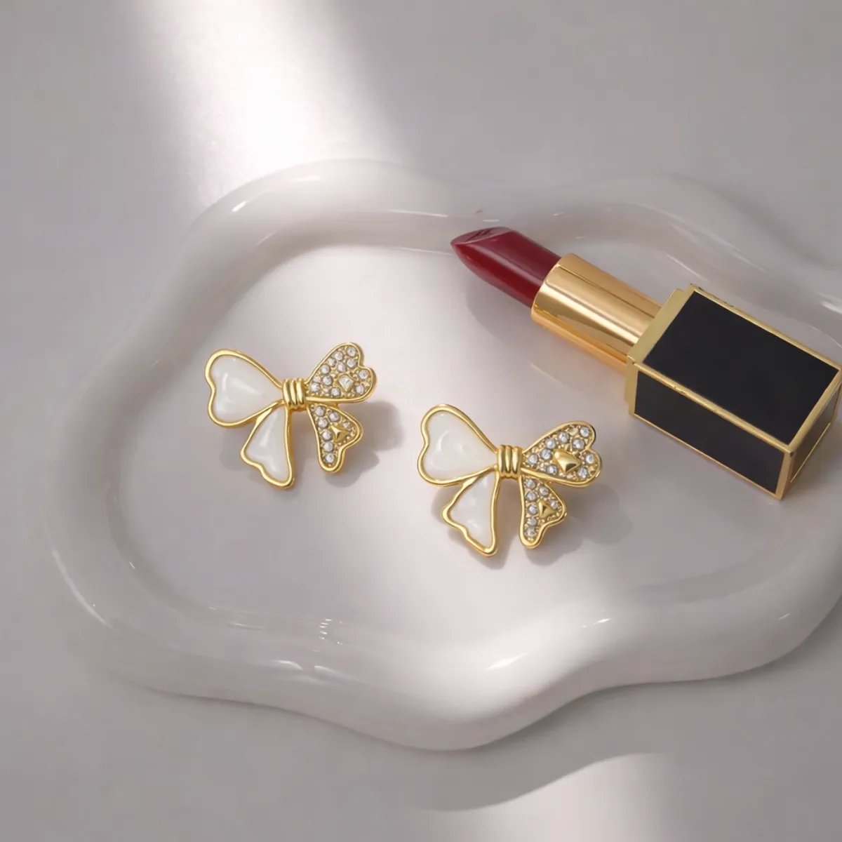 Dainty Bow Earrings